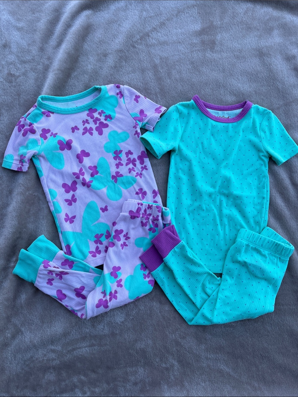 Girls Cat & Jack Pajamas Bundle, Size 18 Months